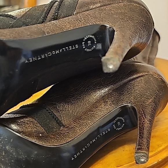 Over the Knee Ribbon Cuffed Stiletto Boots - Picture 4 of 7